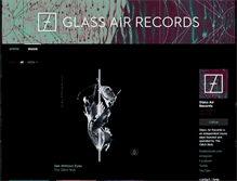 Tablet Screenshot of glassairrecords.com